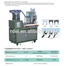 La prise automatique de la Corée insère la machine / machine de rabattement de prise de la Corée / équipement de fabrication de câble